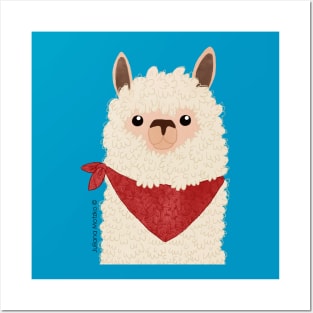 Llama Posters and Art